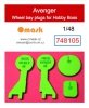 Omask 748105 Avenger wheel bay plugs (for Hobby Boss) 1/48